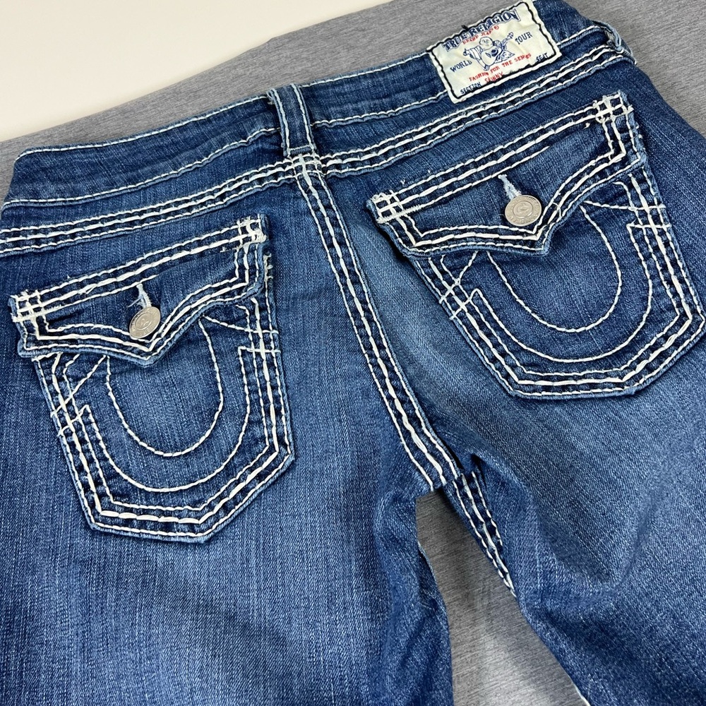 True Religion Women's Skinny Jeans in Deep Blue